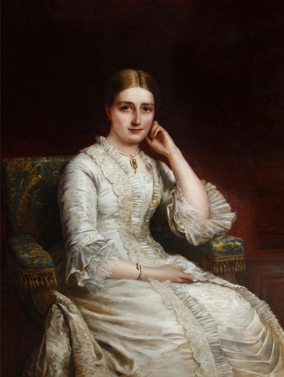 Ritratto di donna in poltrona